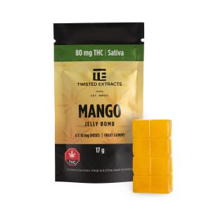 buy twisted extract mango jelly bombs from an online dispensary in Canada for cheap