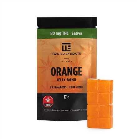 buy twisted extract orange jelly bombs from an online dispensary in Canada for cheap