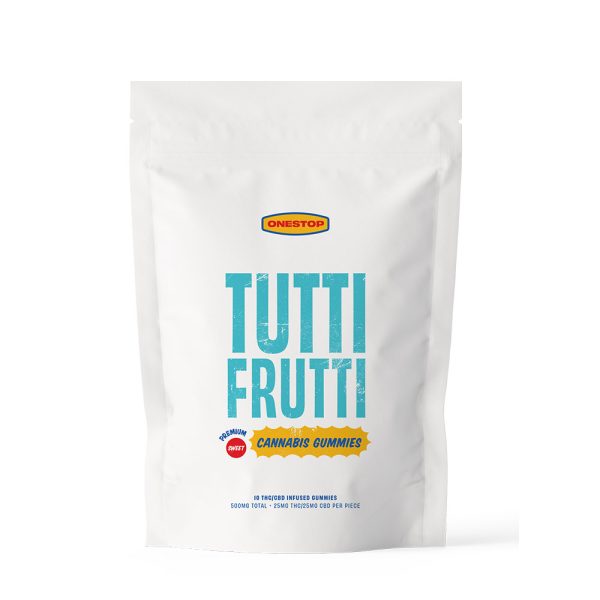 OneStop Tutti Fruitti 1:1 Gummies (500 MG)