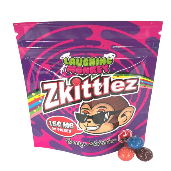 Laughing Monkey Berry Zkittles (150 MG)