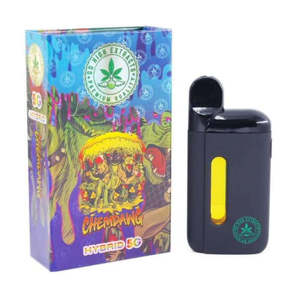 5 ML Disposable Vapes - Chemdawg - So High Extracts