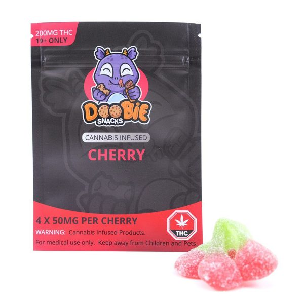 Doobie Snacks - 200 MG THC Gummies - Cherry