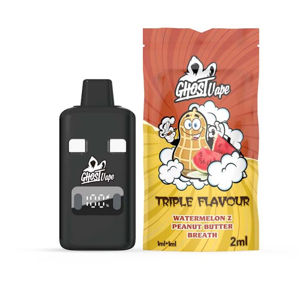 Ghost Vape - Watermelon Z & Peanut Butter Breath - 2G