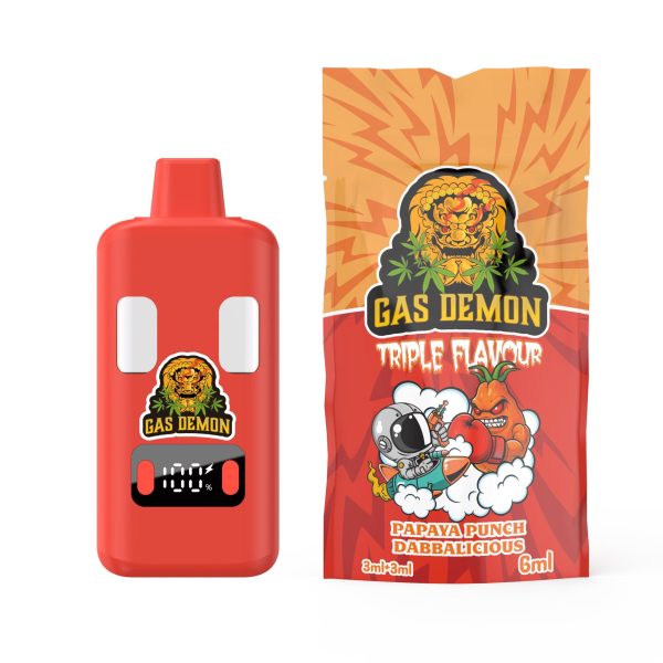 Gas Demon - Papaya Punch x Dabbalicious Vape - 6G THC