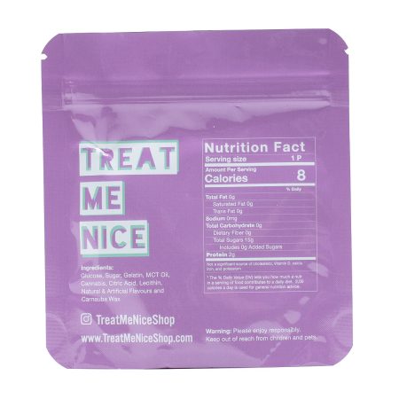 Treat Me Nice Gummies - Grape (240MG)