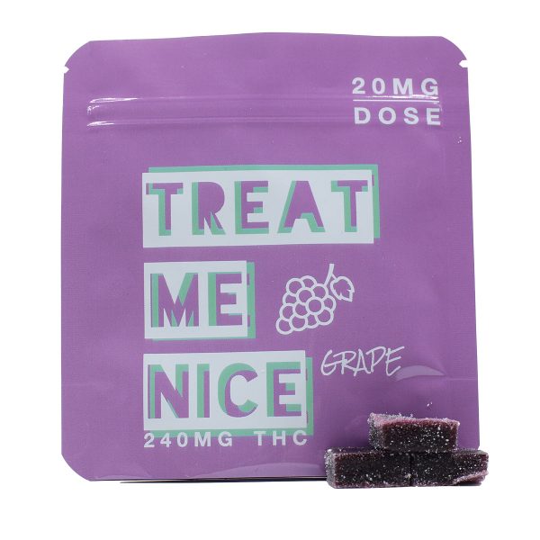 Treat Me Nice Gummies - Grape (240MG)