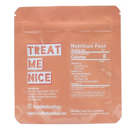 Treat Me Nice Gummies - Peach (240MG)