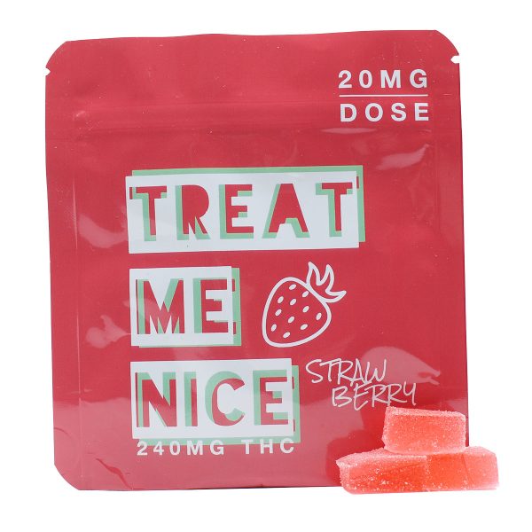 Treat Me Nice Gummies - Strawberry (240MG)
